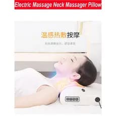 Travesseiro De Massagem Elétrica Massageador De Pescoço De Cintura Cervical Terapia Magnética Amassar