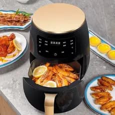 Fritadeira De Ar Elétrica Fogão Hong Kong Sem Óleo Máquina De Batatas Fritas Asas De Frango