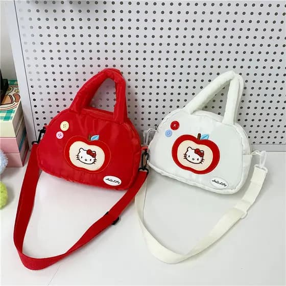 Ano novo menina gato sorte dinheiro saco do mensageiro bonito dos desenhos animados estilo ocidental saco de ano novo me