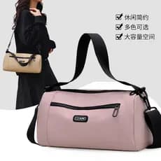 Estilo Casual senhoras saco do mensageiro grande capacidade Multi-zíper Commuter saco feminino moda bolsa de ombro