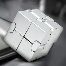 Cubo infinito de rubik, liga de alumínio, descompressão, tédio adulto, ventilação, cubo criativo para crianças, descompr