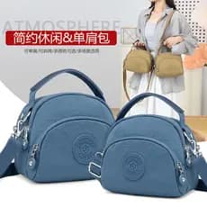 Oxford pano mensageiro bolsa feminina dupla utilização pequeno saco simples Multi-camada leve 2024 novo estilo de um omb