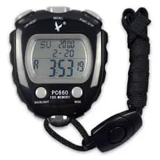 Frete grátis cronômetro Tianfu PC660 luminoso 100 cronômetro esportes corrida árbitro temporizador multifuncional