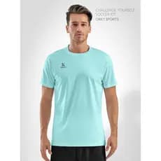 ORKY Wokaixia terno de treinamento esportivo de futebol masculino respirável correndo Fitness camiseta Casual em torno d