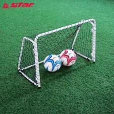 Estrela estrela cinco pessoas gol de futebol ao ar livre jardim de infância crianças porta quadro grade Rack fácil dobrá