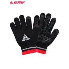 Estrela esportes de inverno luvas quentes ciclismo motocicleta futebol à prova de frio tela sensível ao toque crianças a