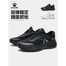 Kelme kelme tênis de corrida absorção choque das mulheres dos homens novo estilo malha respirável leve Jogging pular cor
