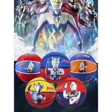 Bola de couro Ultraman infantil basquete No. 345 bola de raquete de bebê jardim de infância estudantes do ensino fundame