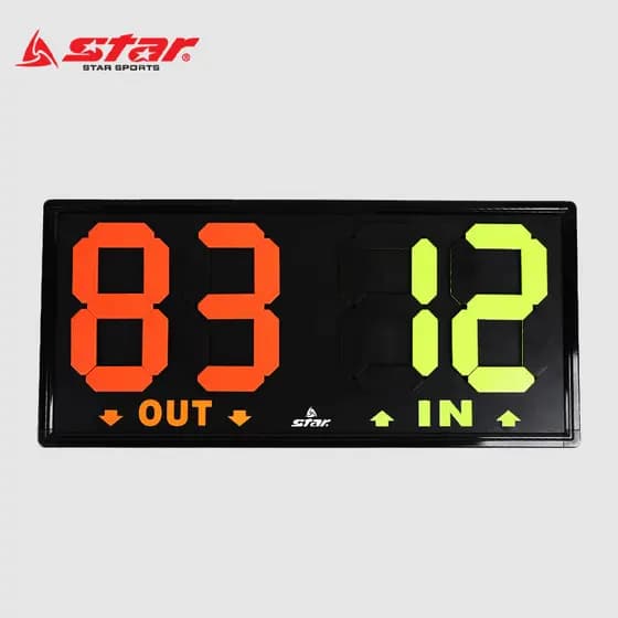 Star Shida dupla face cartão de mudança humana cartão de substituição placa de pontuação de quatro bits Display fluoresc