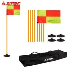 Estrela bandeira de canto de futebol SN510C Base de borracha competição de futebol uso mastro de bandeira de canto adequ