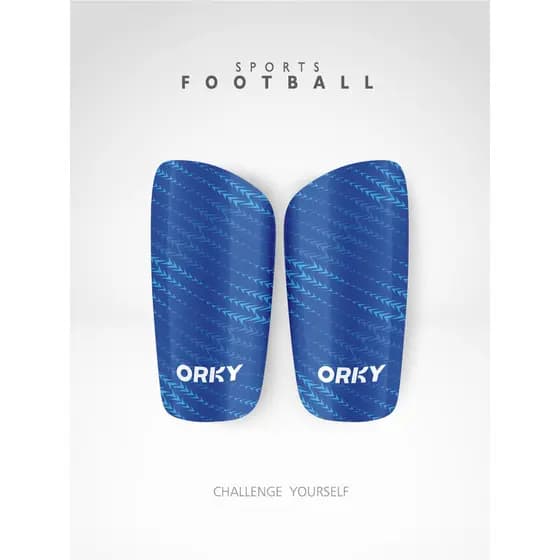 ORKY Wokai placa protetora de futebol, treinamento de competição infantil, protetor de panturrilha adulto, tipo inserção