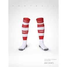 ORKY meias de futebol profissional tubo longo masculino feminino meias de treinamento respirável toalha inferior antider