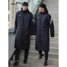 Ucan ucan ucan longo algodão acolchoado jaqueta adulto outono inverno quente esportes jaqueta com zíper crianças com cap