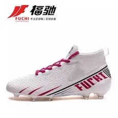 Futebol genuíno novo estilo FG botas de futebol verde longo picos das mulheres dos homens sapatos esportivos grama Real