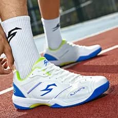 Sabi masculino feminino treinamento profissional sapatos de Badminton Indoor All-Match respirável sapatos masculinos tên