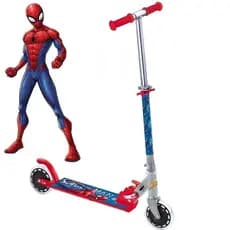 Original autêntico dobrável altura ajustável 2 rodas scooter carrinho homem-aranha etc scooter liga de alumínio magnésio