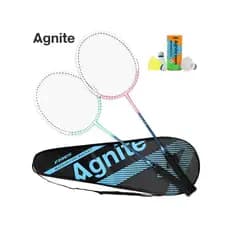 Deli Angnet Fh105 Raquete de Badminton Raquete Dupla Vidro Alumínio Integrado Estrutura de Alumínio Esportes Produto Gen