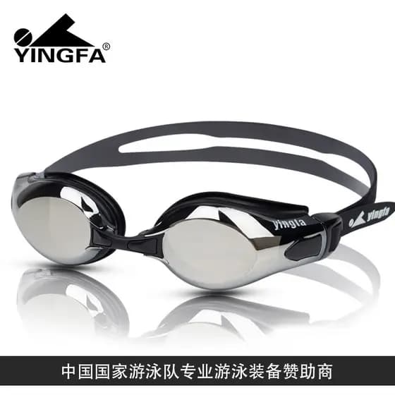 Yingfa óculos de natação HD à prova dwaterproof água Anti-nevoeiro óculos de natação das mulheres dos homens grande quad
