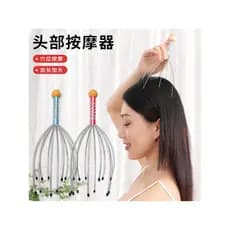 Cabeça massageador polvo zero cabeça ferramenta útil Manual couro cabeludo agarrar não couro cabeludo massageador cabeça