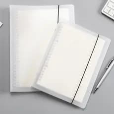 Caderno de folhas soltas A5 destacável clipe quadrado encadernação B5 simples bobina de folhas soltas pergunta errada de