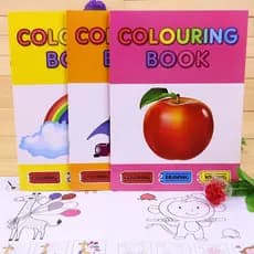 Inglês desenho vermelho crianças colorir livro de imagens livro de desenho bebê jardim de infância 2-3-6 anos de idade G