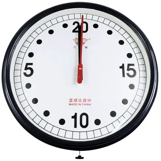 Relógio de jogo de basquete de três diamantes Relógio de basquete Temporizador de jogo de basquete DC Relógio de contage