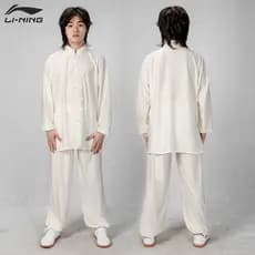 Li Ning tai chi roupas femininas 2023 novo estilo High-End tai chi prática roupas masculinas de manga comprida roupas de