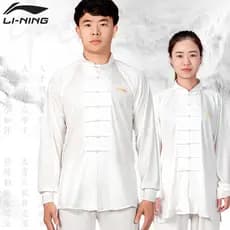 Li Ning tai chi roupas femininas 2023 novo estilo High-End tai chi roupas de prática de manga comprida roupas de treinam