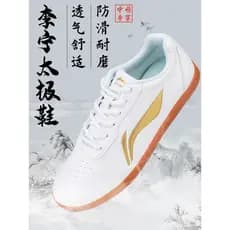 Li Ning Tai Chi Sapatos Primavera Verão Mulheres Tai Chi Prática Sapatos Taoístas Homens Respirável Prática de Dança Com