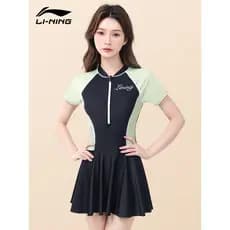 Li Ning maiô feminino saia de uma peça maiô 2026 novo estilo verão primavera quente maiô feminino primavera verão primav