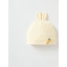 Chapéu para bebê recém-nascido de 0 a 3 meses, desossado, camada dupla, confortável, lã, porta protetora, chapéu para be