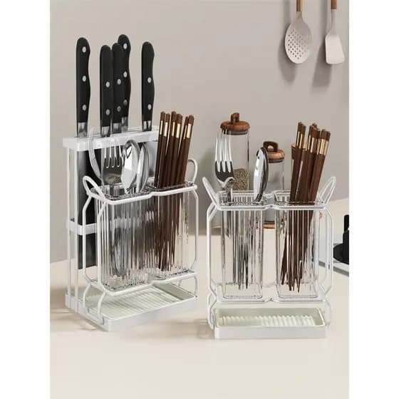 Gaiola para pauzinhos, suporte de parede para cozinha doméstica, Rack de drenagem, novo estilo, bancada de alto valor, p