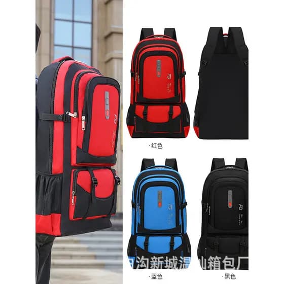 Enorme bolsa de montanhismo para viagem ao ar livre 130L Mochila de viagem de grande capacidade masculina de volta ao pa