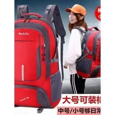 Nova mochila das mulheres dos homens Super grande capacidade bagagem mochila viagem lazer à prova dwaterproof água reduç