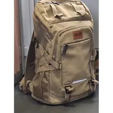 Novo estilo de lona mochila de viagem dos homens Super grande capacidade bagagem mochila montanhismo saco de pano mochil