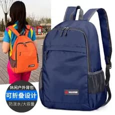 Mochila de viagem ao ar livre das mulheres dos homens leve à prova dwaterproof água dobrável saco de pele esportes lazer