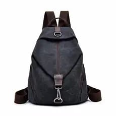 Mochila de lona unissex mochila pequena viagem ao ar livre lazer saco Retro Denim arte saco