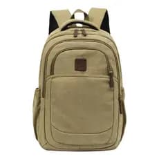 Mochila de lona multicamadas de grande capacidade, masculina, esportiva, viagem, lona, estudantes do ensino médio, resis