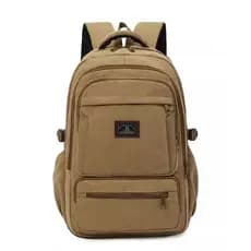 Grande mochila ao ar livre montanhismo saco de viagem engrossado lona Multi-bolso estudante saco de escola Outing bagage