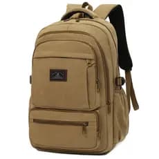 Campus grande capacidade estudante universitário lona saco de escola Multi-bolso resistente ao desgaste bagagem de viage