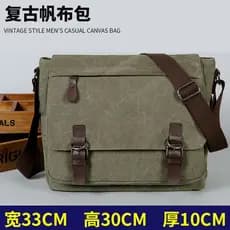 Nova bolsa de lona grossa masculina negócios Casual saco de viagem de negócios de um ombro saco do mensageiro grande cap