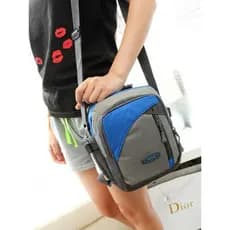 Multifuncional esportes ao ar livre pequeno saco impermeável Multi-zíper ombro saco do mensageiro mochila Casual pequena