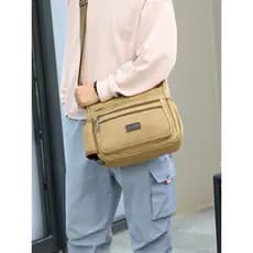 Nova bolsa de ferramentas de lona portátil bolsa de ombro simples Horizontal Cross-body bolsa masculina eletricista Casu