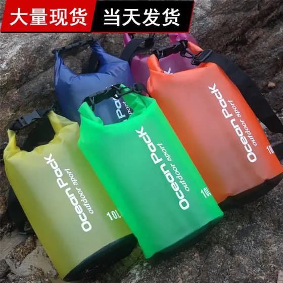 Estoque pronto Bolsa de praia Bolsa balde à prova d'água Bolsa à prova d'água de PVC Bolsa à prova d'água Bolsa de nataç