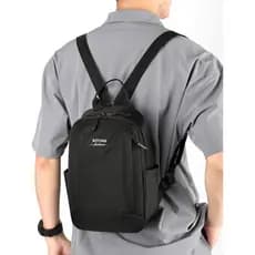 2026 novo estilo pequena mochila masculina leve lazer ao ar livre estudante mochila ao ar livre viagem de curta distânci