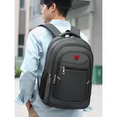 2025 novo estilo mochila masculina de grande capacidade saco de computador de viagem de negócios do ensino médio júnior