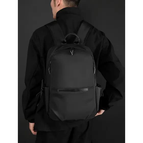 Mochila masculina estilo empresarial viagem de negócios bolsa de computador masculina à prova d'água caminhadas mochila