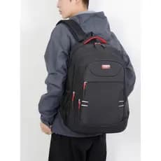 Mochila masculina de grande capacidade, mochila leve para computador, escola secundária, estudante universitário, bolsa
