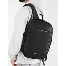 Nova mochila masculina portátil mochila de negócios Commuter trabalho mochila masculina textura expansível mochila