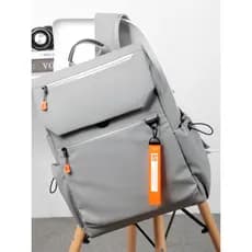 Mochila pequena masculina leve à prova d'água, bolsa para computador, viagem de negócios, mochila para viagem, pode cobr